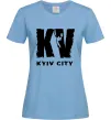 Женская футболка KV Kyiv City Голубой фото