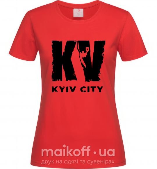 Женская футболка KV Kyiv City Красный фото