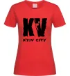 Женская футболка KV Kyiv City Красный фото