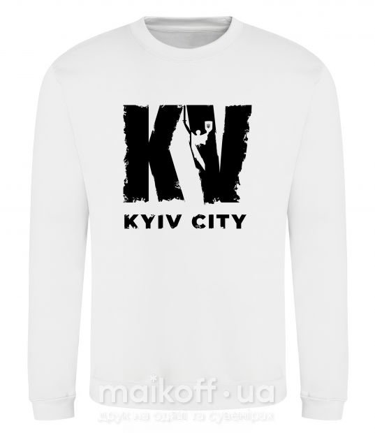 Світшот KV Kyiv City Білий фото