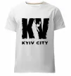 Мужская премиум футболка KV Kyiv City Белый фото