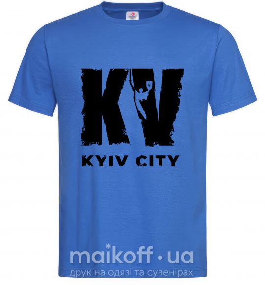 Мужская футболка KV Kyiv City Ярко-синий фото