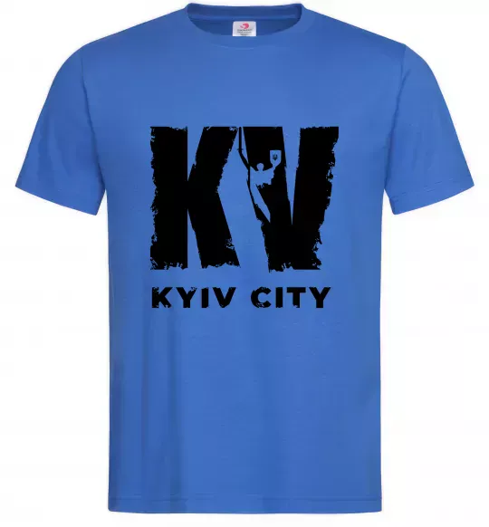 Мужская футболка KV Kyiv City Ярко-синий фото