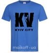 Чоловіча футболка KV Kyiv City Яскраво-синій фото