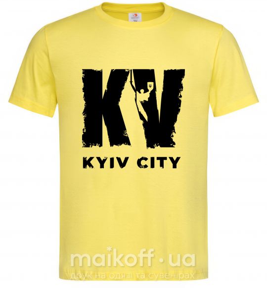 Чоловіча футболка KV Kyiv City Лимонний фото