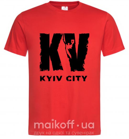 Чоловіча футболка KV Kyiv City Червоний фото