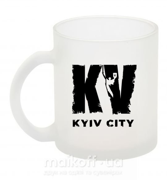 Чашка скляна KV Kyiv City Фроузен фото