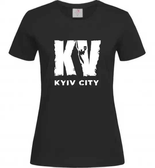 Женская футболка KV Kyiv City Черный фото