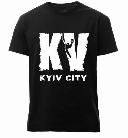 Мужская премиум футболка KV Kyiv City Черный фото