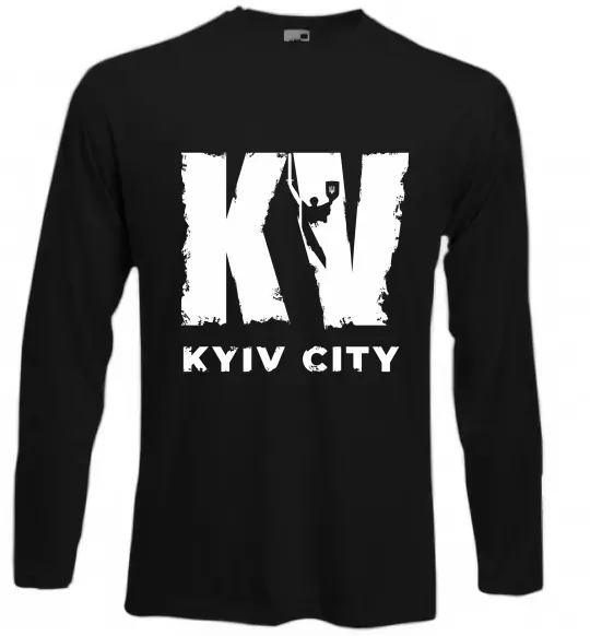 Лонгслив KV Kyiv City Черный фото