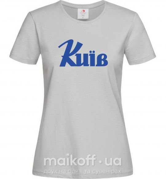 Женская футболка Київ Серый фото