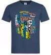 Мужская футболка Київ райони міста Темно-синий фото