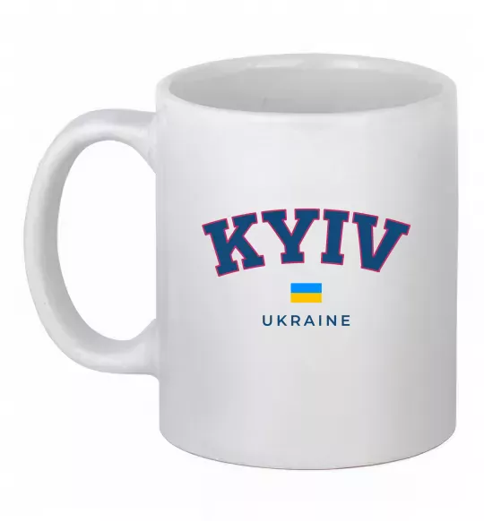 Чашка керамічна Kyiv Ukraine Білий фото