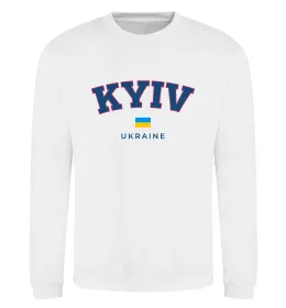 Світшот Kyiv Ukraine Білий фото