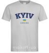 Чоловіча футболка Kyiv Ukraine Сірий фото