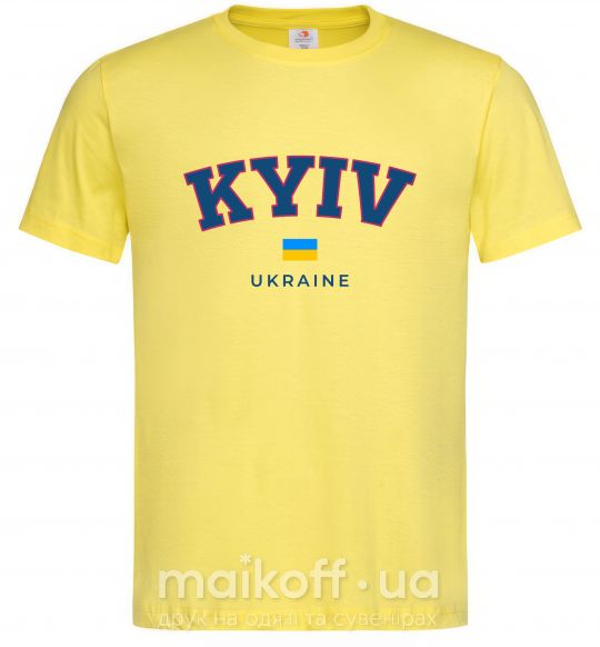 Чоловіча футболка Kyiv Ukraine Лимонний фото