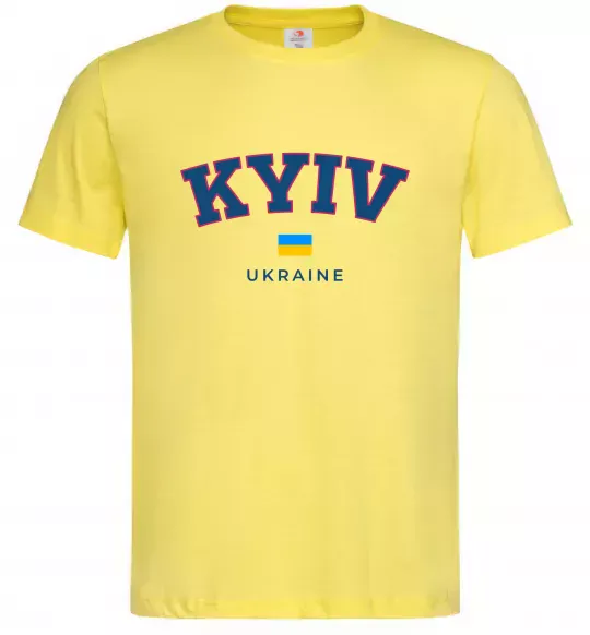 Мужская футболка Kyiv Ukraine Лимонный фото