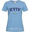 Женская футболка Kyiv Ukraine Голубой фото