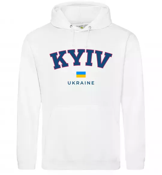 Женская толстовка (худи) Kyiv Ukraine Белый фото