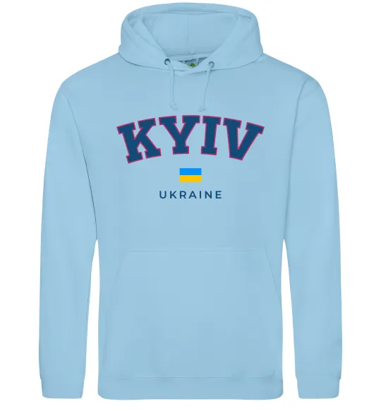 Женская толстовка (худи) Kyiv Ukraine Голубой фото