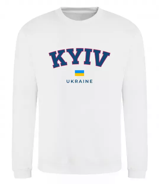 Свитшот Kyiv Ukraine Белый фото