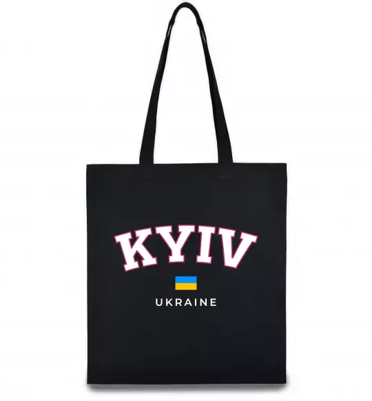 Эко-сумка Kyiv Ukraine Черный фото