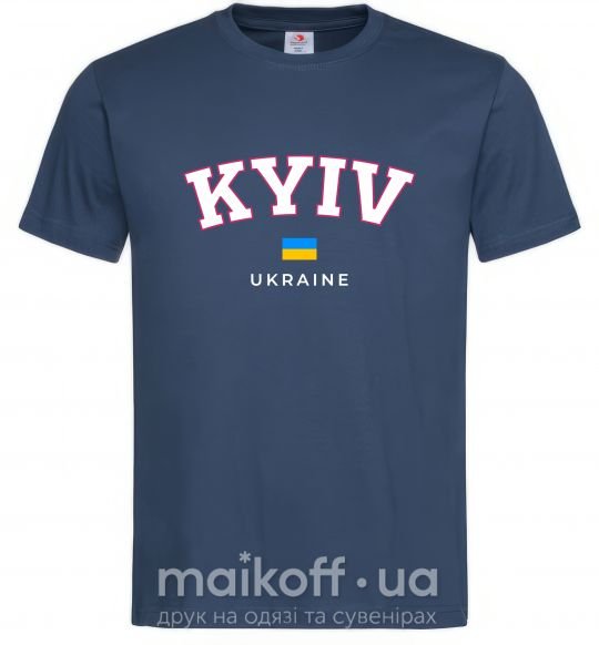 Чоловіча футболка Kyiv Ukraine Темно-синій фото