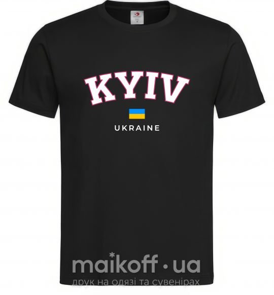 Чоловіча футболка Kyiv Ukraine Чорний фото