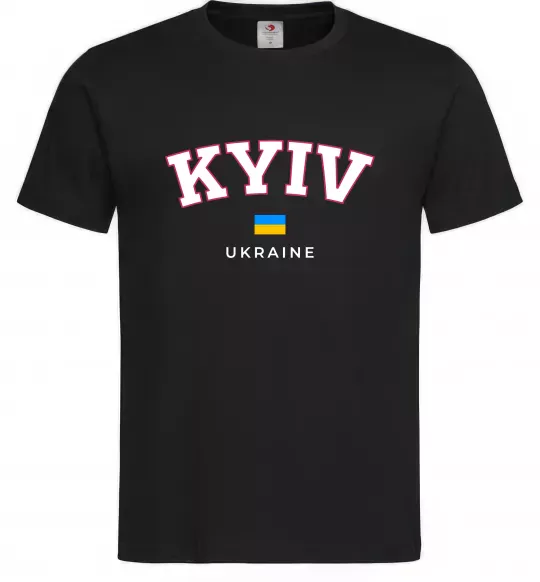 Мужская футболка Kyiv Ukraine Черный фото