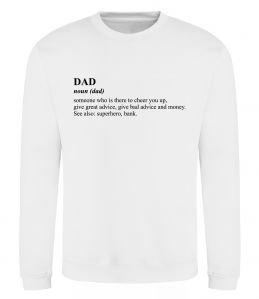 Свитшот Dad superhero bank Свитшот Dad superhero bank