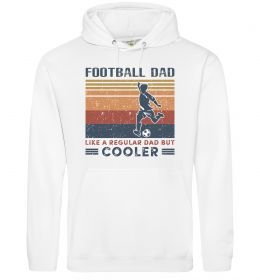 Мужская толстовка (худи) Football dad like a regular dad but cooler Мужская толстовка (худи) Football dad like a regular dad but cooler