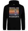 Мужская толстовка (худи) Football dad like a regular dad but cooler Черный Мужская толстовка (худи) Football dad like a regular dad but cooler Черный фото