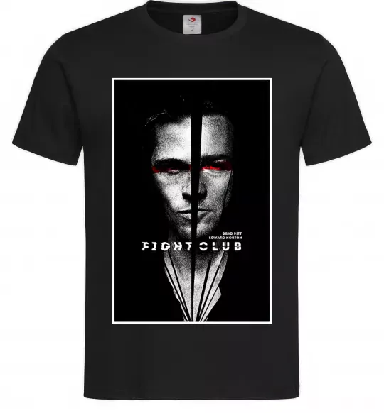 Чоловіча футболка Fight Club black white_M Чорний фото