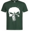 Мужская футболка Punisher logo, колір - темно-зелений, розмір - L Темно-зеленый фото