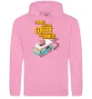 Мужская толстовка (худи) Brake for coffee and donuts Розовый фото