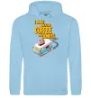 Женская толстовка (худи) Brake for coffee and donuts Голубой Женская толстовка (худи) Brake for coffee and donuts Голубой фото