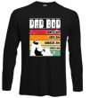 Лонгслів DAD BOD Чорний фото