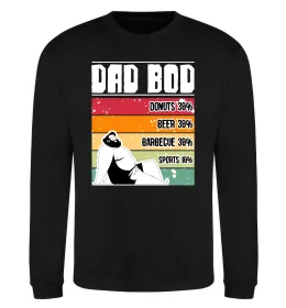 Свитшот DAD BOD Черный фото