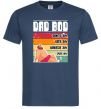 Чоловіча футболка DAD BOD Темно-синій фото