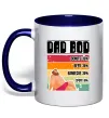 Чашка с цветной ручкой DAD BOD Глубокий темно-синий Чашка с цветной ручкой DAD BOD Глубокий темно-синий фото