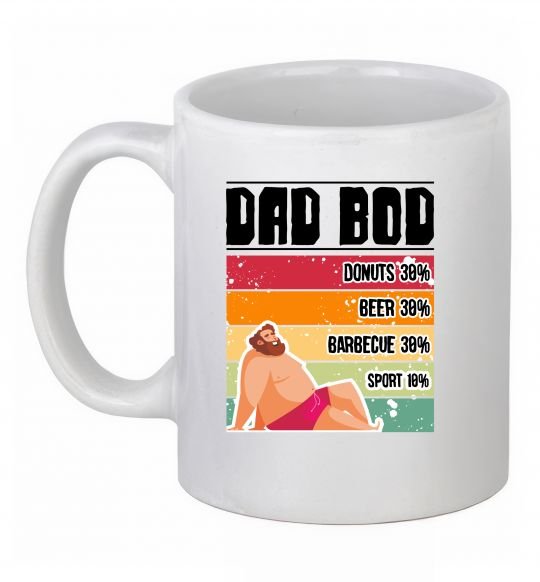 Чашка керамическая DAD BOD Белый фото