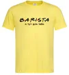 Мужская футболка Barista - я тут для тебе Лимонный фото