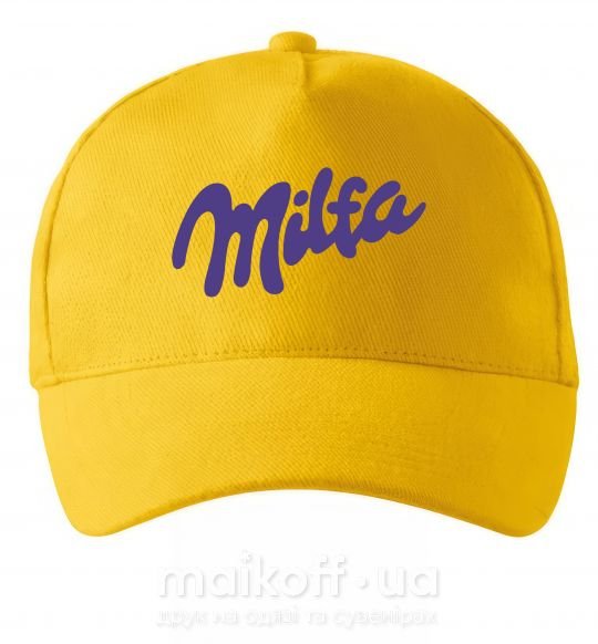 Кепка Milfa Сонячно жовтий фото