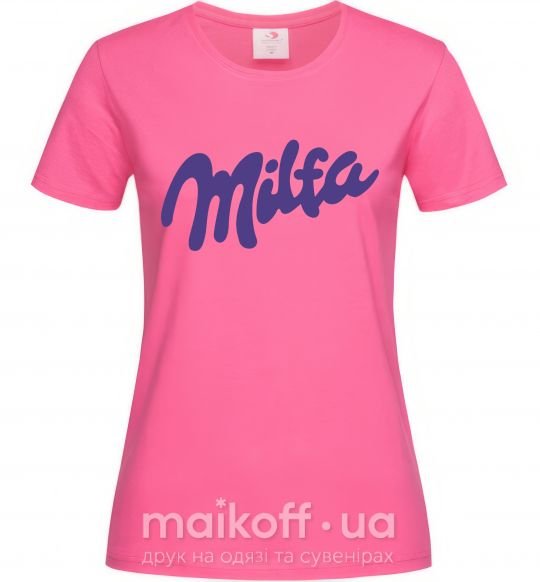 Женская футболка Milfa Ярко-розовый фото