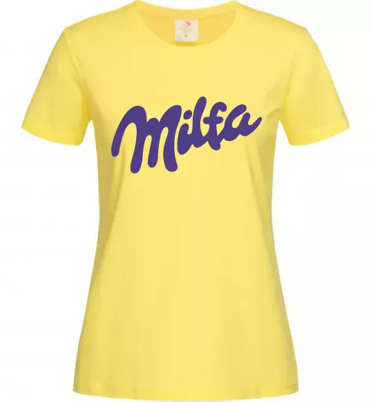 Женская футболка Milfa Лимонный фото