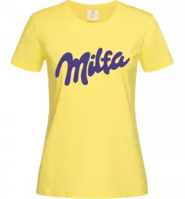 Женская футболка Milfa Лимонный фото
