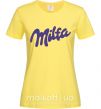 Женская футболка Milfa Лимонный фото
