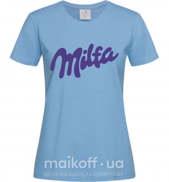 Женская футболка Milfa Голубой фото