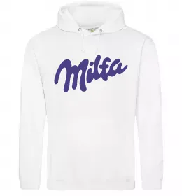 Женская толстовка (худи) Milfa Белый фото
