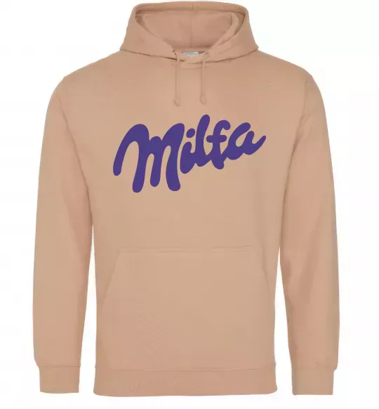 Женская толстовка (худи) Milfa Песочный фото